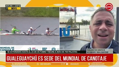 Gualeguaych&uacute; es sede del mundial de canotaje